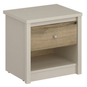 KONDELA Karos 1S nočný stolík kašmír / dub evoke vyobraziť