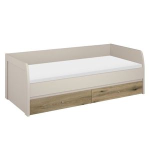 KONDELA Karos 2S rozkladacia posteľ 90x200 cm kašmír / dub evoke vyobraziť