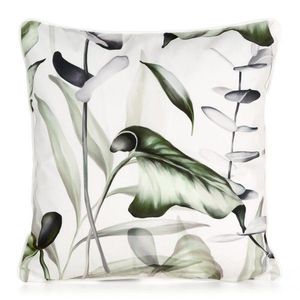 ArtFir Obliečka na vankúš ELLEN | biela/olivová 45 x 45 cm vyobraziť