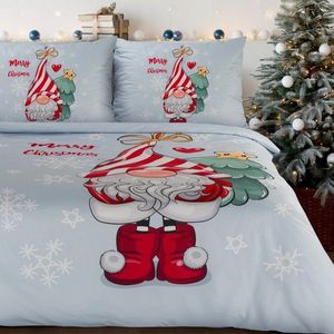 ArtFir Vianočné obliečky na jednolôžko BEINER | svetlosivá 140 x 200 cm vyobraziť