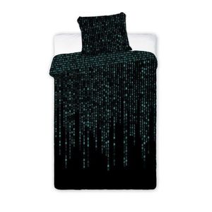 Bavlněné svítící povlečení Young 032 160x200 cm + 70x80 cm černé vyobraziť