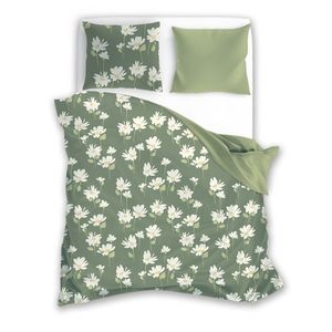 Povlečení z mikrovlákna Druk 002 160x200 cm +2x 70x80 cm zelené vyobraziť