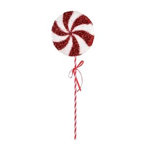 Vánoční ozdoba Santa Lila Lízátko 60 cm červeno-bílá vyobraziť