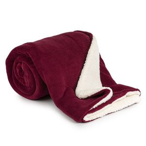 4Home Baránková deka vínová, 150 x 200 cm vyobraziť