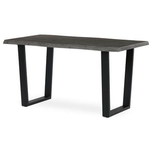 Jedálenský stôl 140 x 80 cm, sivý dub vyobraziť