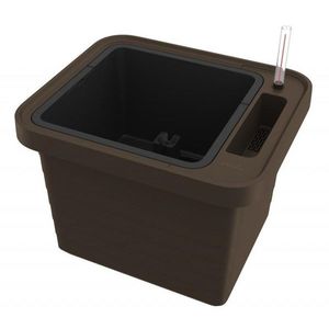 Samozavlažovací truhlík Berberis UNO, čokoláda, Plastia vyobraziť