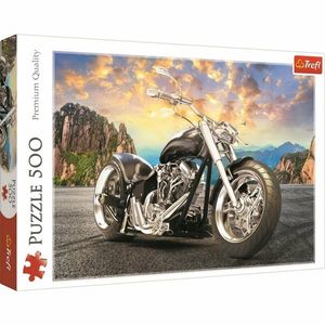 Trefl Black motorcycle 500 dielov puzzle vyobraziť