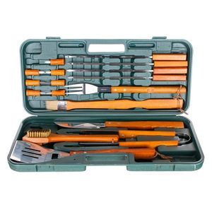 Súprava na grilovanie BBQ, 18 ks, v kufríku vyobraziť