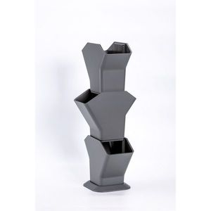 Plastia Samozavlažovací vertikálny kvetináč Tree sivá, 31, 3 x 77, 3 cm vyobraziť