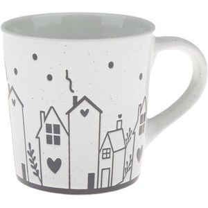 Keramický hrnček Domčeky III, 470 ml vyobraziť