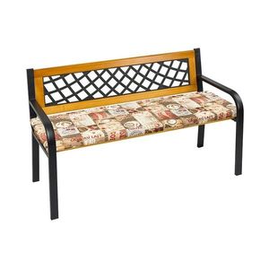 Bellatex Sedák na lavicu hladký Káva, 40 x 120 cm vyobraziť