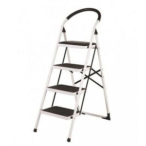 Oceľové skladacie schodíky Klapp, 4 stupne, 4 stupne vyobraziť