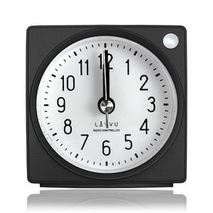 LAVVU Čierny rádiom riadený budík vyobraziť