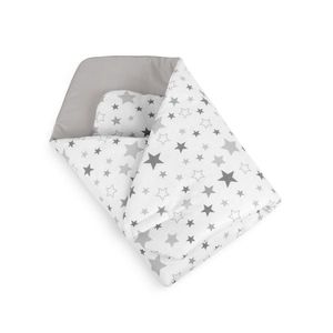 Bellatex Detská zavinovačka Hviezdy sivá, 75 x 75 cm vyobraziť