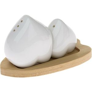 Porcelánové soľničky a koreničky s tanierikomHeart vyobraziť