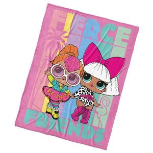 Carbotex Detská deka L.O.L. Surprise Fierce Friends, 130 x 170 cm vyobraziť