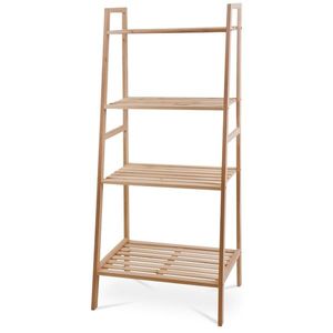 Drevená polica 60 x 34 x 139 cm vyobraziť