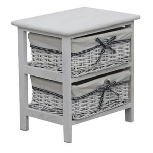 Komoda Ruby 2, biela, 40 x 42 x 29 cm vyobraziť