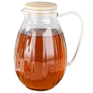 4Home Sklenený džbán Hot&Cool Juicy s bambusovým viečkom, 1, 5 l vyobraziť