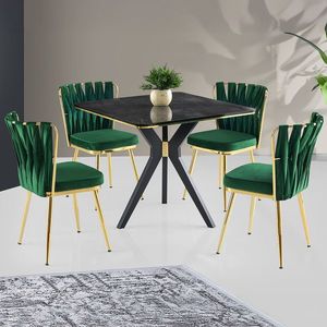 Jedálenský stôl Kare Ikon Black Gold vyobraziť