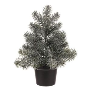 Dekoračný Smrek v kvetináči, 40 cm, zelená, jemne srienistý, 40 cm vyobraziť