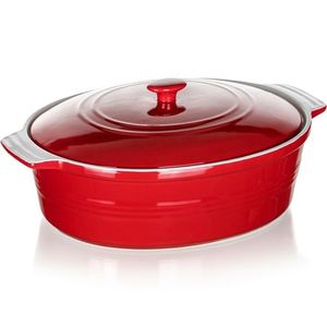 Banquet Forma zapekacia oválna s pokrievkou Culinaria Red 3, 6 l, 3, 6 l vyobraziť
