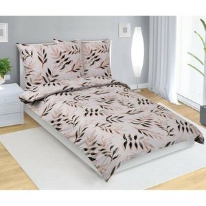 Bellatex Bavlnené obliečky List sivá, 140 x 220 cm, 70 x 90 cm, 140 x 220 cm, 70 x 90 cm vyobraziť