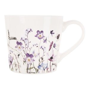 Biely/fialový porcelánový hrnček 430 ml Louka – Orion vyobraziť