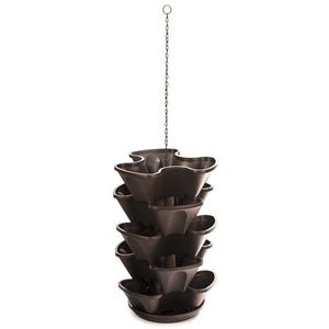 Kaskáda závesná 5-dielna hnedá, 53 cm vyobraziť