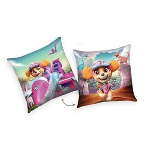 Herding Vankúšik Paw Patrol Dino Rescue ružová, 40 x 40 cm vyobraziť