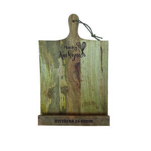 Bohemia Gifts Drevený stojan na kuchárku - Mamky kuchyně vyobraziť