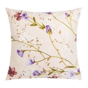 Bellatex Obliečka na vankúšik Kvietok béžová, 40 x 40 cm vyobraziť