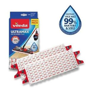 Vileda Ultramax Microfibre 2v1 náhrada 2ks vyobraziť