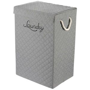 Autronic Látkový kôš s úchytmi a vekom, béžová vyobraziť