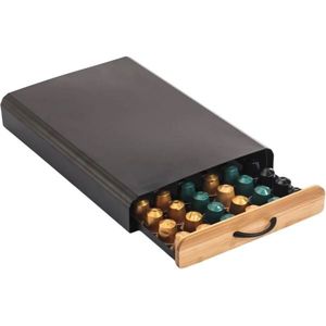 MSV Zásobník na kapsule Nespresso Elie 26, 5 x 39 x 6 cm, čierna vyobraziť