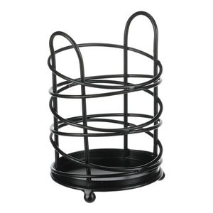 Autronic Kovový stojan kuchynský okrúhly, čierna vyobraziť