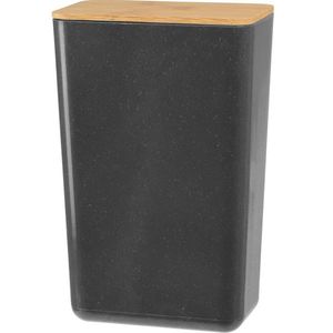 Úložný box s bambusovým vekom Roger, 13 x 20, 7 x 8 cm, antracit vyobraziť