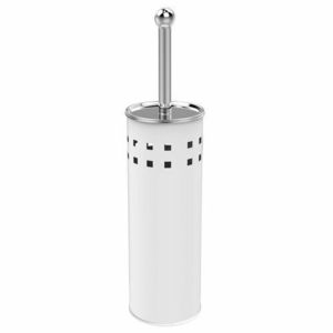 AQUALINE 04002W Simple line WC kefa valcová s otvormi, biela vyobraziť