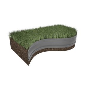 Amispol Skrytý záhradný obrubník, 12, 5 x 2500 cm vyobraziť