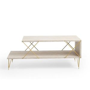 Konferenčný stolík Loire Gold Travertine vyobraziť