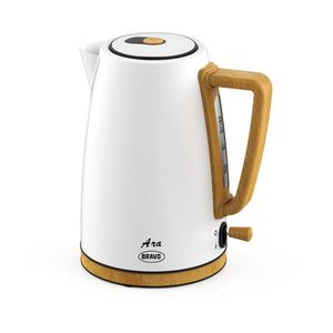 Bravo B-4936 rýchlovarná kanvica Ara, biela vyobraziť