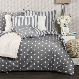 4Home Bavlnené obliečky Stars sivá, 140 x 200 cm, 70 x 90 cm vyobraziť