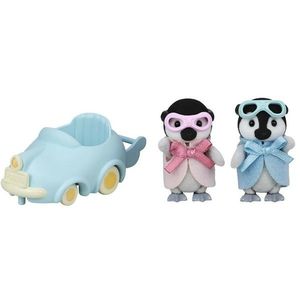 Sylvanian Families Baby tučniaky dvojčatá s autíčkom vyobraziť