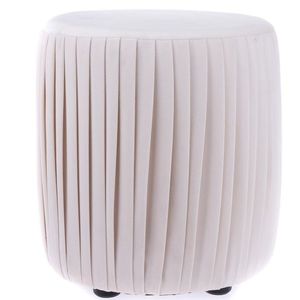 Látkový taburet Silla béžová, 36 x 33 cm vyobraziť