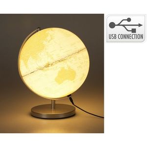 Glóbus so svetlom 31 cm, biela, 26 x 31 x 25 cm vyobraziť