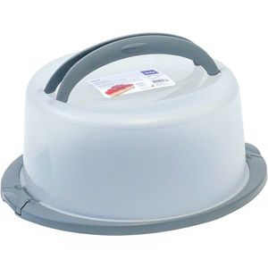 Kela Prenosná dóza na tortu Deli, sivá vyobraziť