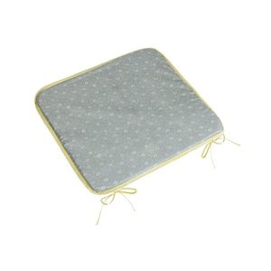 Bellatex Sedák Adéla hladký Pnúci kvietok sivá, 40 x 40 cm vyobraziť