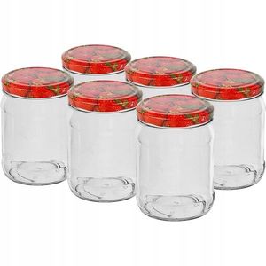 Browin 11252 sada zaváracích pohárov s viečkom Twist 500 ml, 6 ks vyobraziť