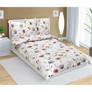 Bellatex Krepové povlečení Makovice béžová , 140 x220, 70 x 90 cm, 140 x 220 cm, 70 x 90 cm vyobraziť