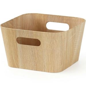 Kitchisimo Set 2 úložných košíkov 27 × 27 × 16 cm, prírodná, M vyobraziť